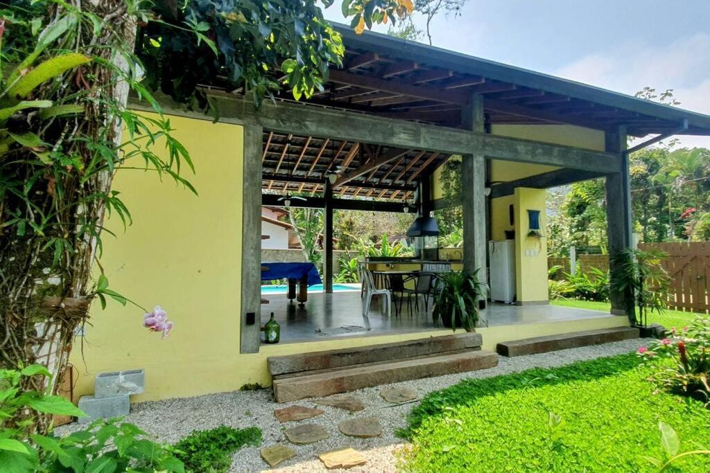 Itamambuca A Beira Mar Com Piscina Villa Ubatuba Kültér fotó
