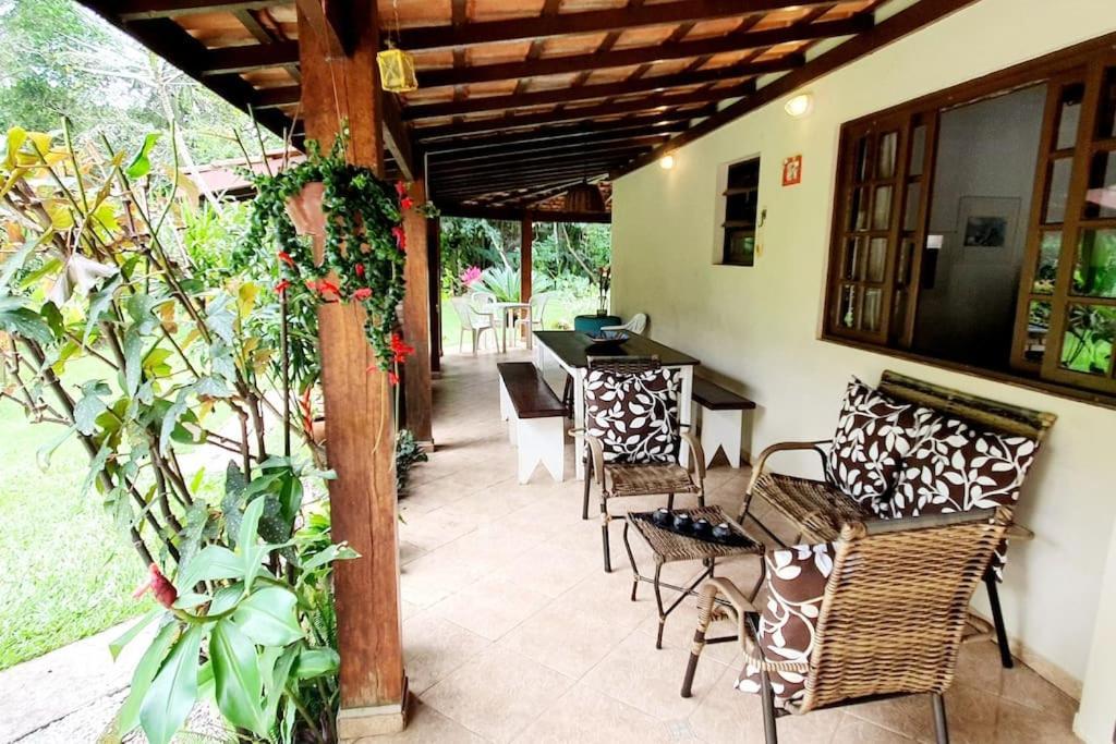Itamambuca A Beira Mar Com Piscina Villa Ubatuba Kültér fotó